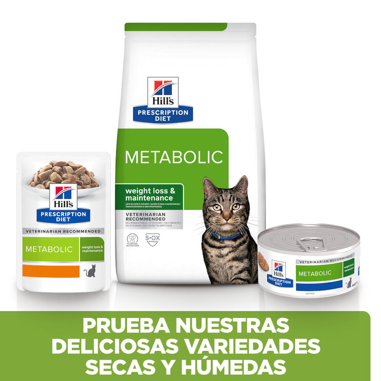 Hill’s Prescription Diet Metabolic Guisado de Frango e Legumes lata para gatos, , large image number null